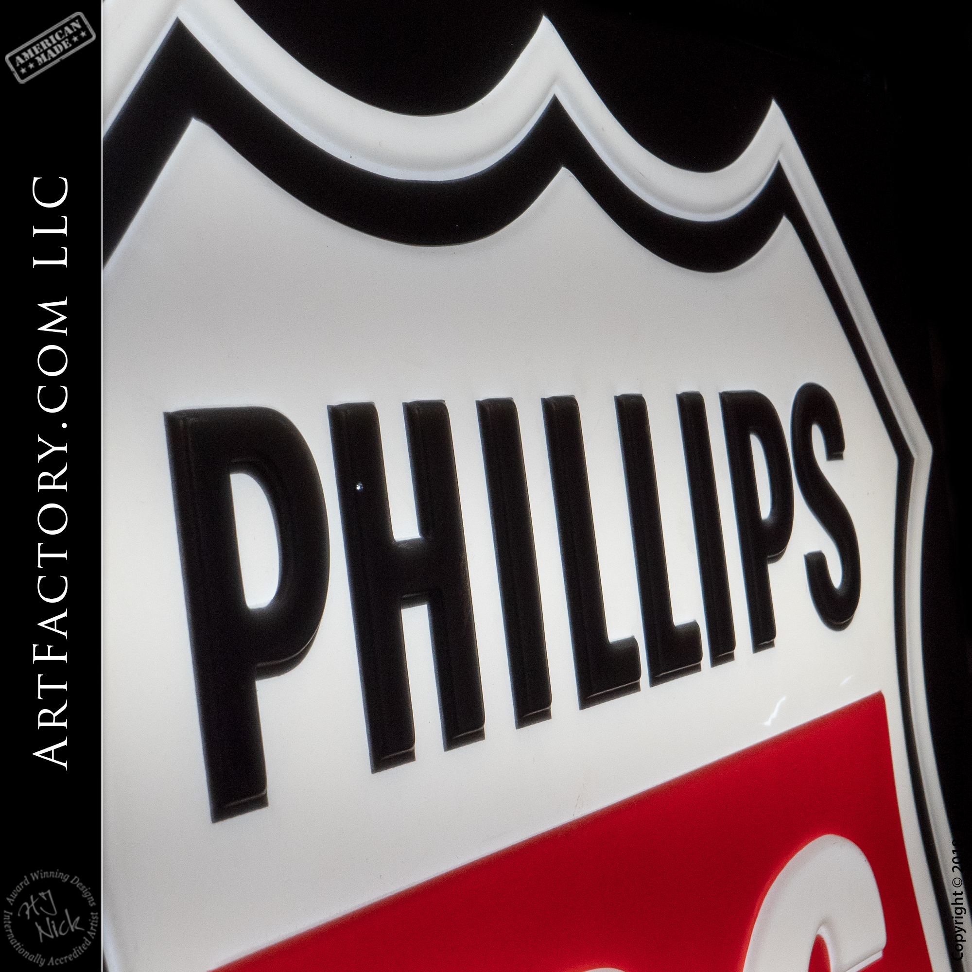 Phillips 66 Lighted Sign