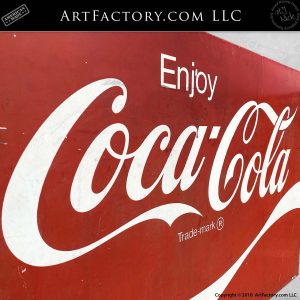 Vintage Coca Cola Porcelain Sign