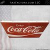 Vintage Coca Cola Porcelain Sign