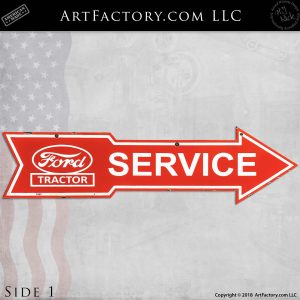 Vintage Ford Tractor Service Arrow