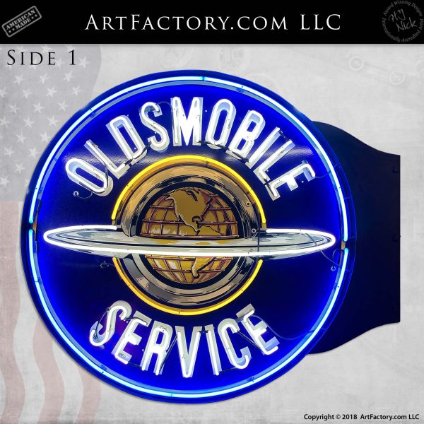 Vintage-Oldsmobile-Service-Neon-Globe-Sign-1