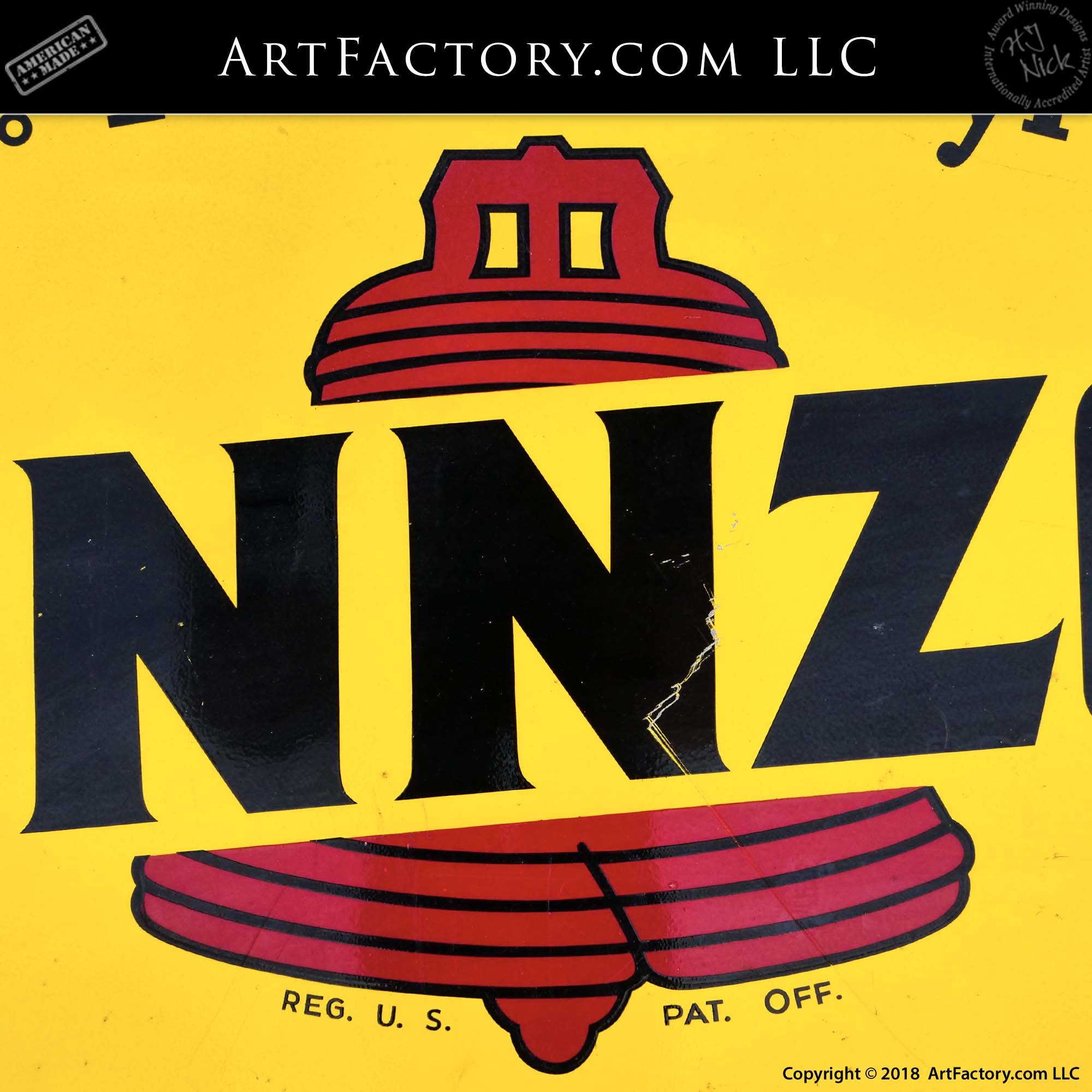 Vintage Pennzoil Safe Lubrication Sign