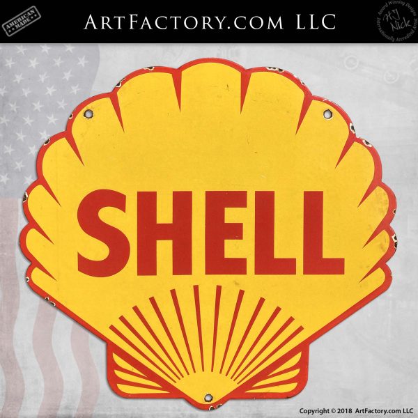 Vintage Shell Gasoline Sign