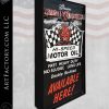 Rare Vintage Harley Davidson Motor Oil Neon Sign
