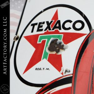 Vintage Fire Chief Texaco Sign