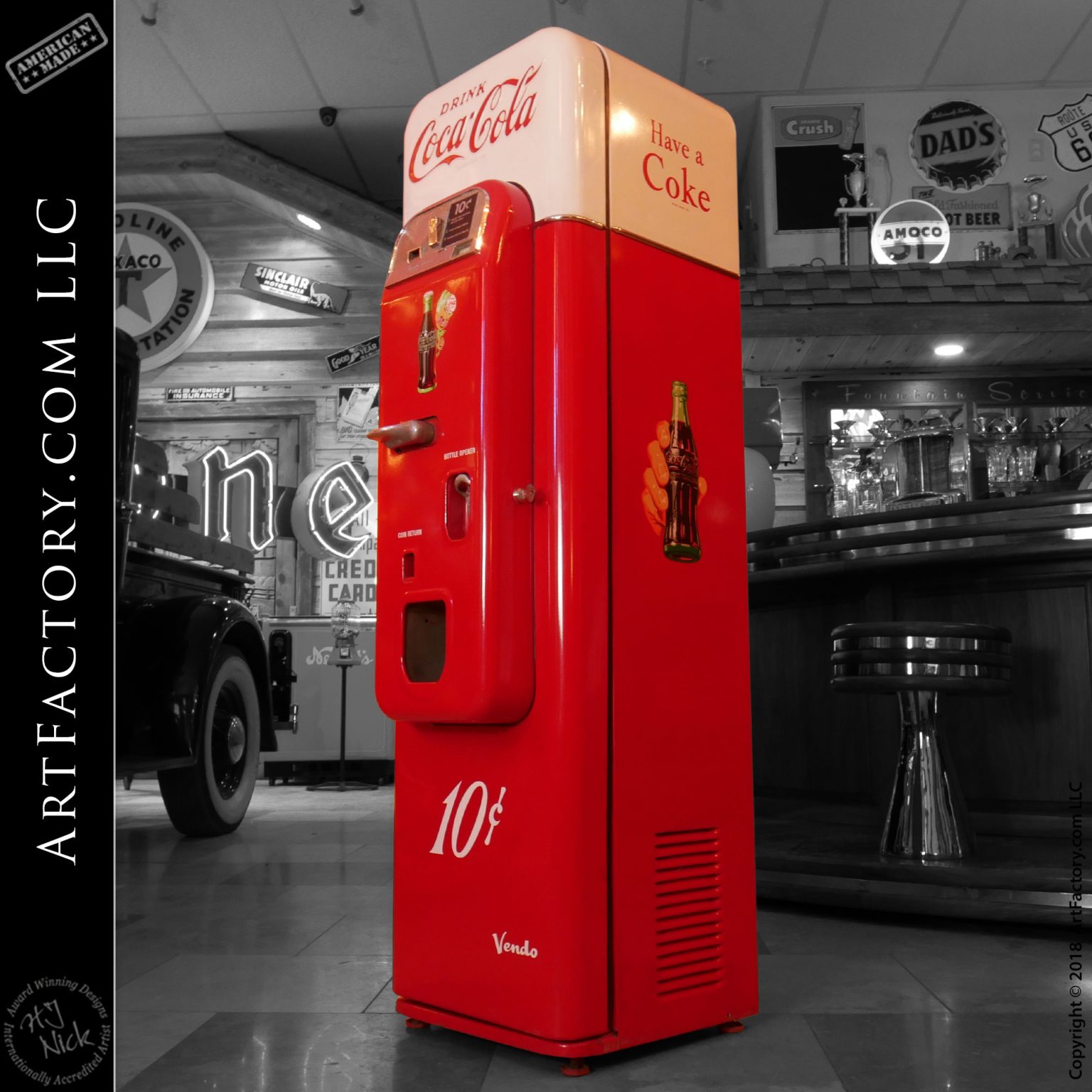 Vendo 44 Coke Machine: Extremely Rare Original 1950's Survivor Vendor