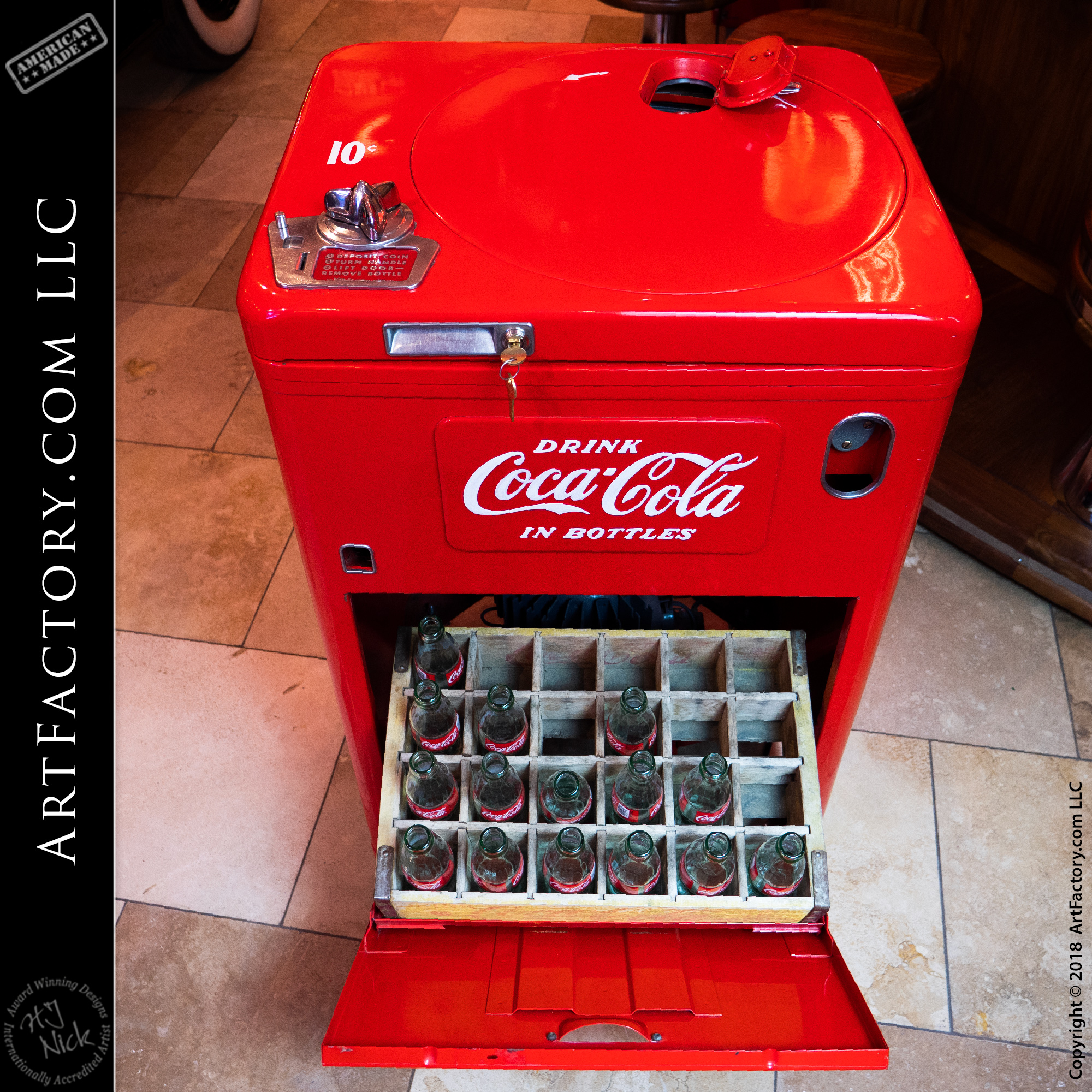 Vintage Vendo 23 Deluxe Coke Machine