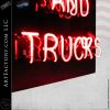 vintage chevy neon sign cars trucks