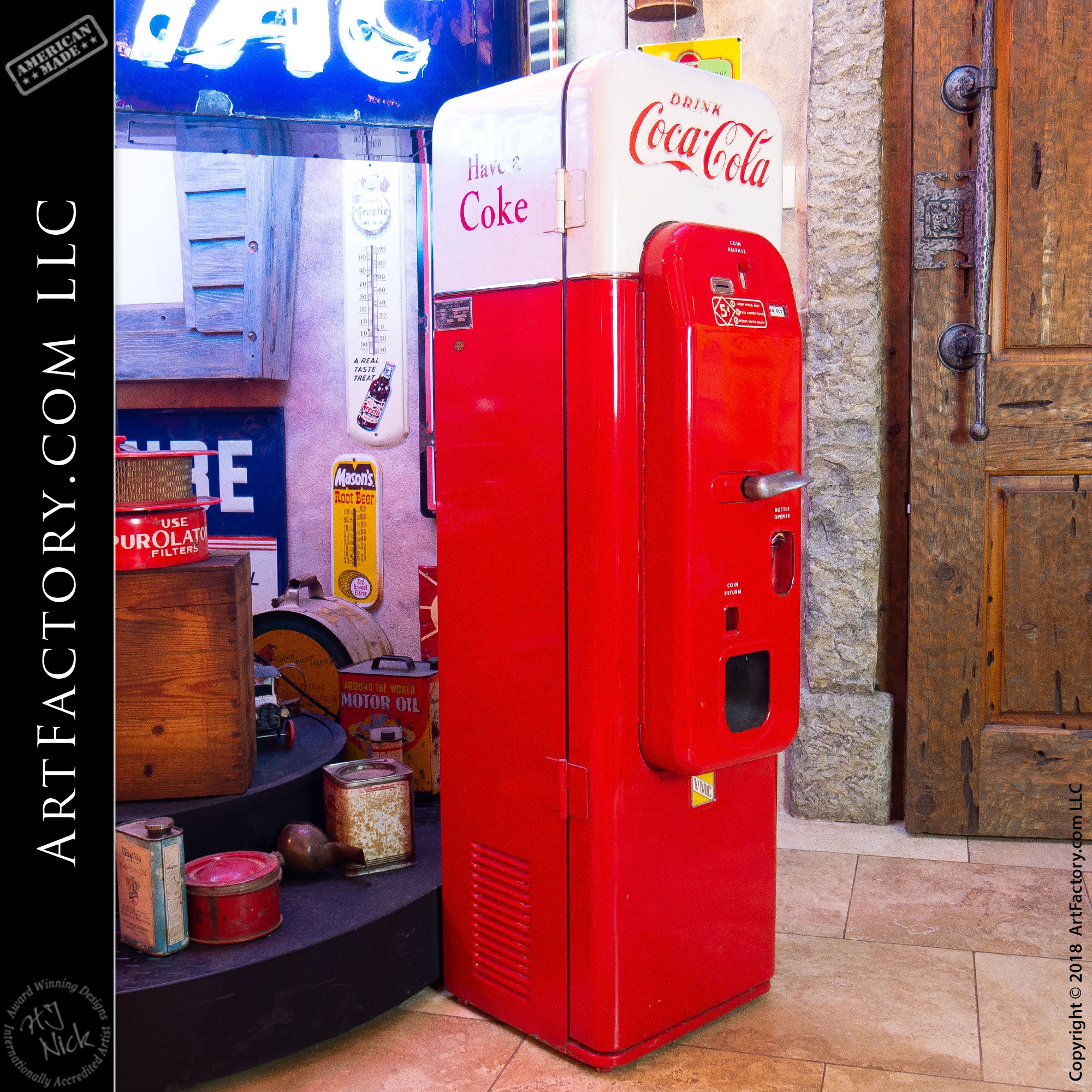 Vendo 44 Soda Machine: Extremely Rare Original 1950’s Coke Vendor