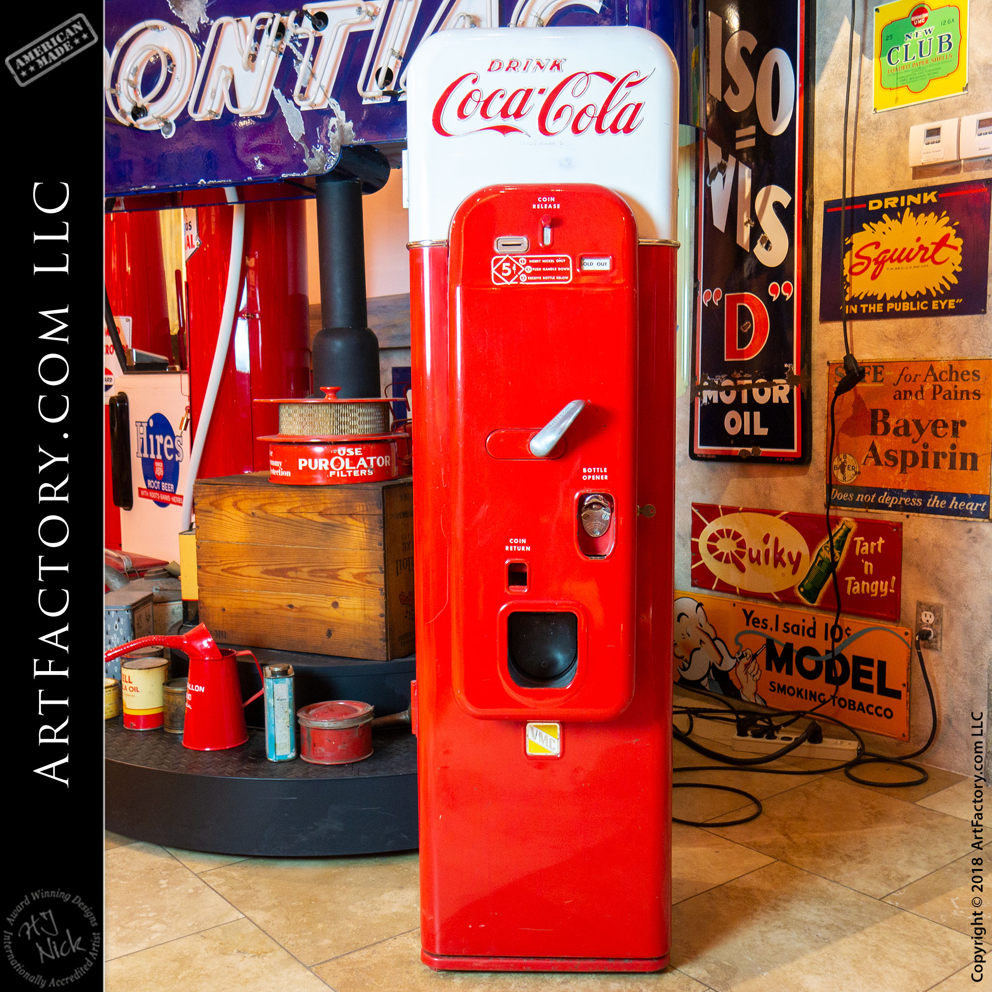 Vendo44 Coke Machine Vintage