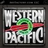 Vintage Western Pacific Neon Sign
