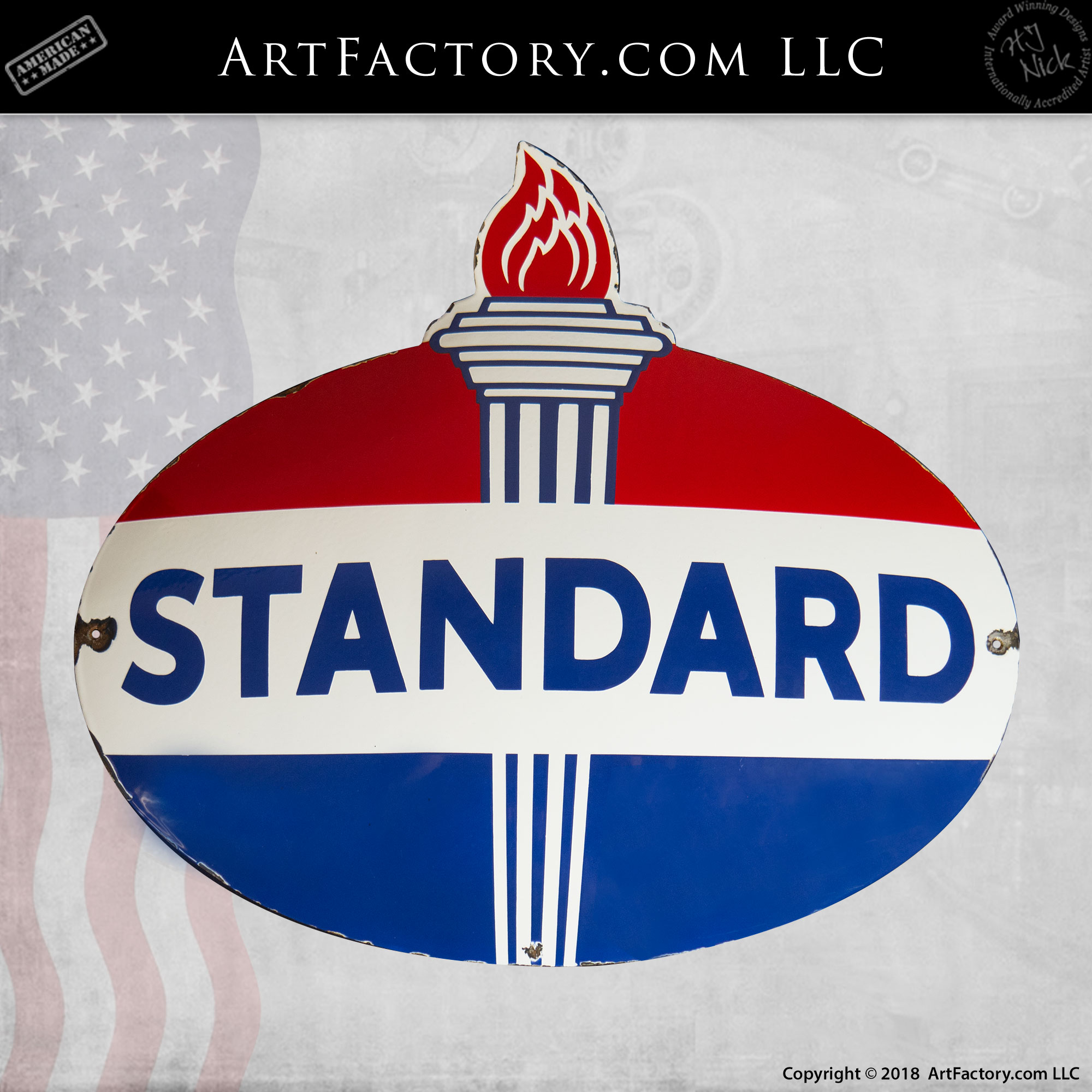 Standard Oil Vintage Sign