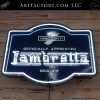 Vintage Innocenti Lambrella Neon Sign