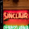 Vintage Sinclair Dino Motor Oil Neon Sign