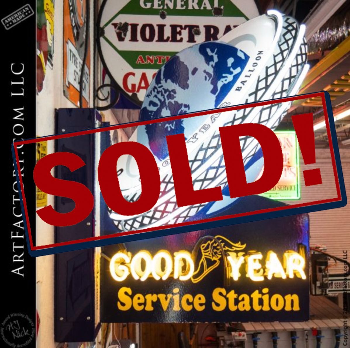 Goodyear sign_SOLD!