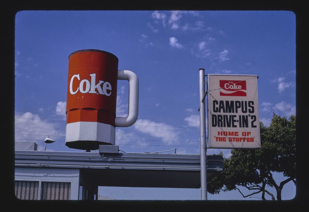 Coca-Cola drive in California