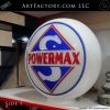 Skelly Powermax Gas Pump Globe