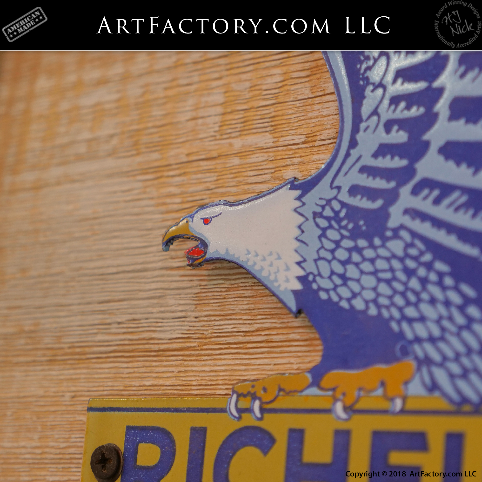Vintage Richfield Eagle Sign