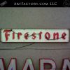 New Vintage Firestone Neon Road Sign