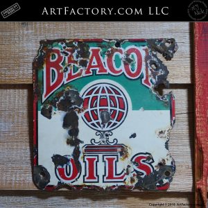 Vintage Beacon Oils Sign
