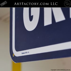 Vintage Double Sided Greyhound Sign