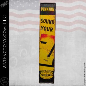 Vintage Pennzoil Sound Your Z Sign