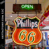 Vintage Phillips 66 Double Sided Neon
