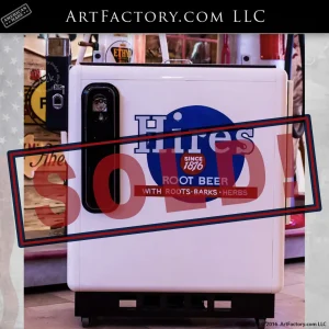 Vintage Hires Root Beer soda cooler