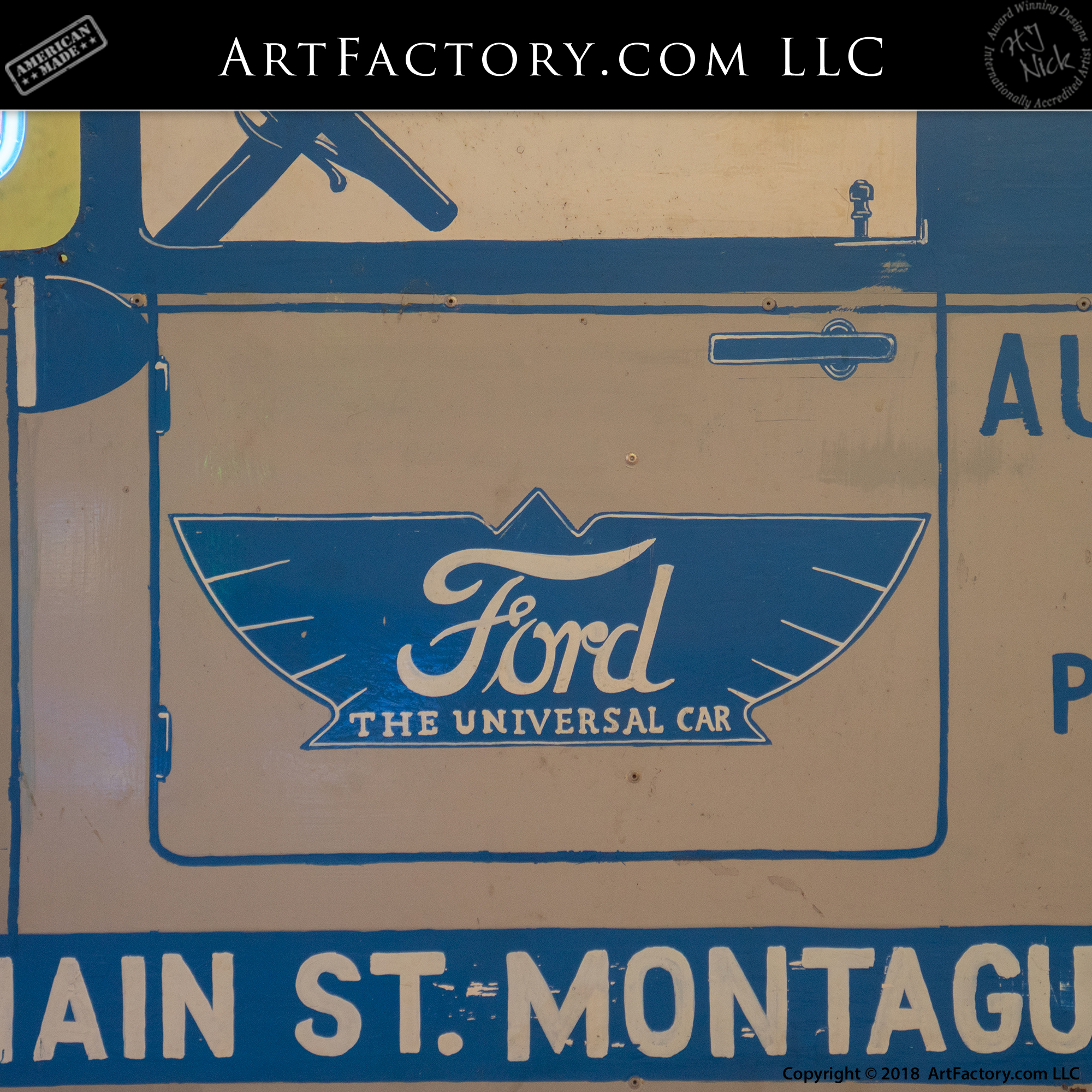 Vintage Swigart & Son Ford Truck Neon Sign