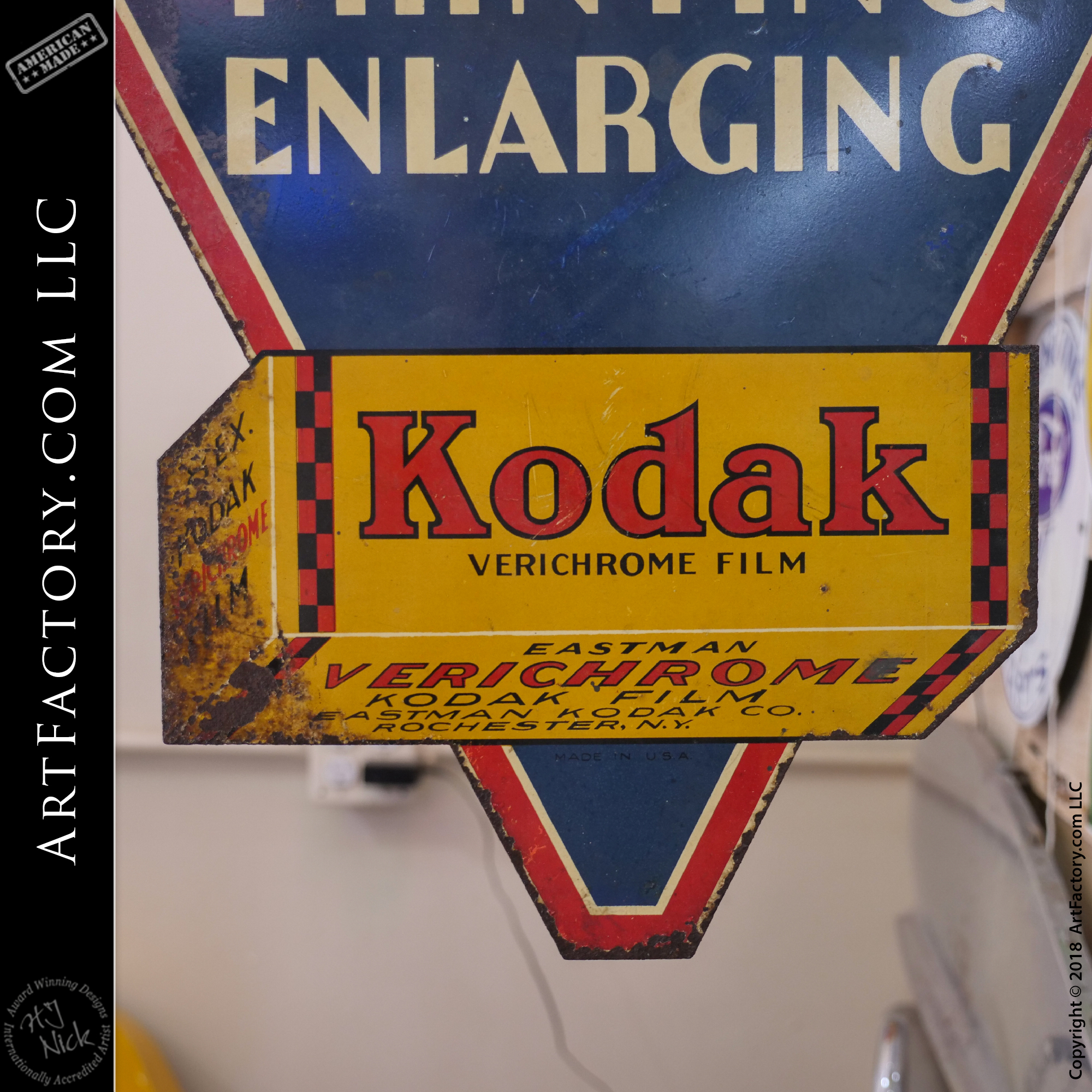Vintage Kodak Film Sign
