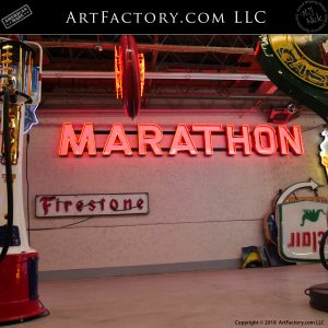 Vintage Marathon Neon Sign