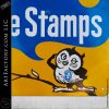 Vintage Triples Blue Stamps Sign