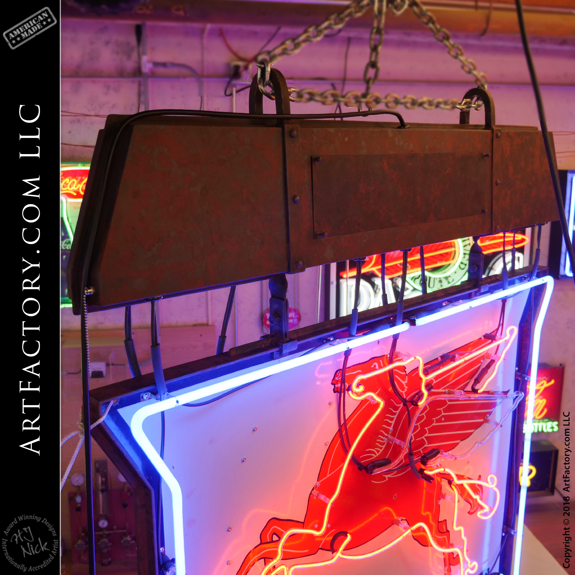 Pegasus Double Sided Neon