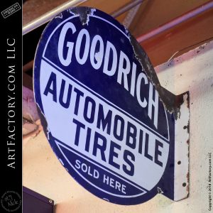 Goodrich Automobile Tires Sign Side 1