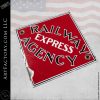 Vintage Railway Express Agency Sign