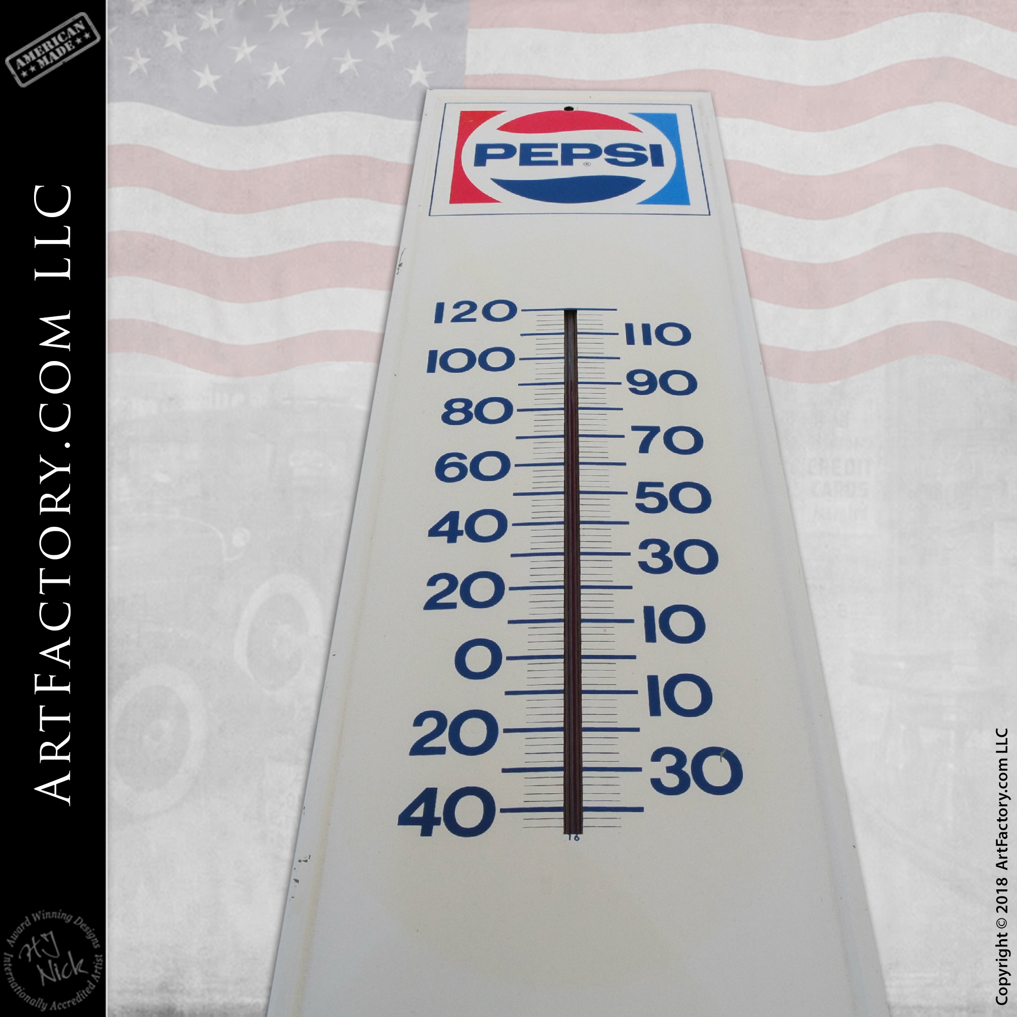 Vintage Pepsi Thermometer