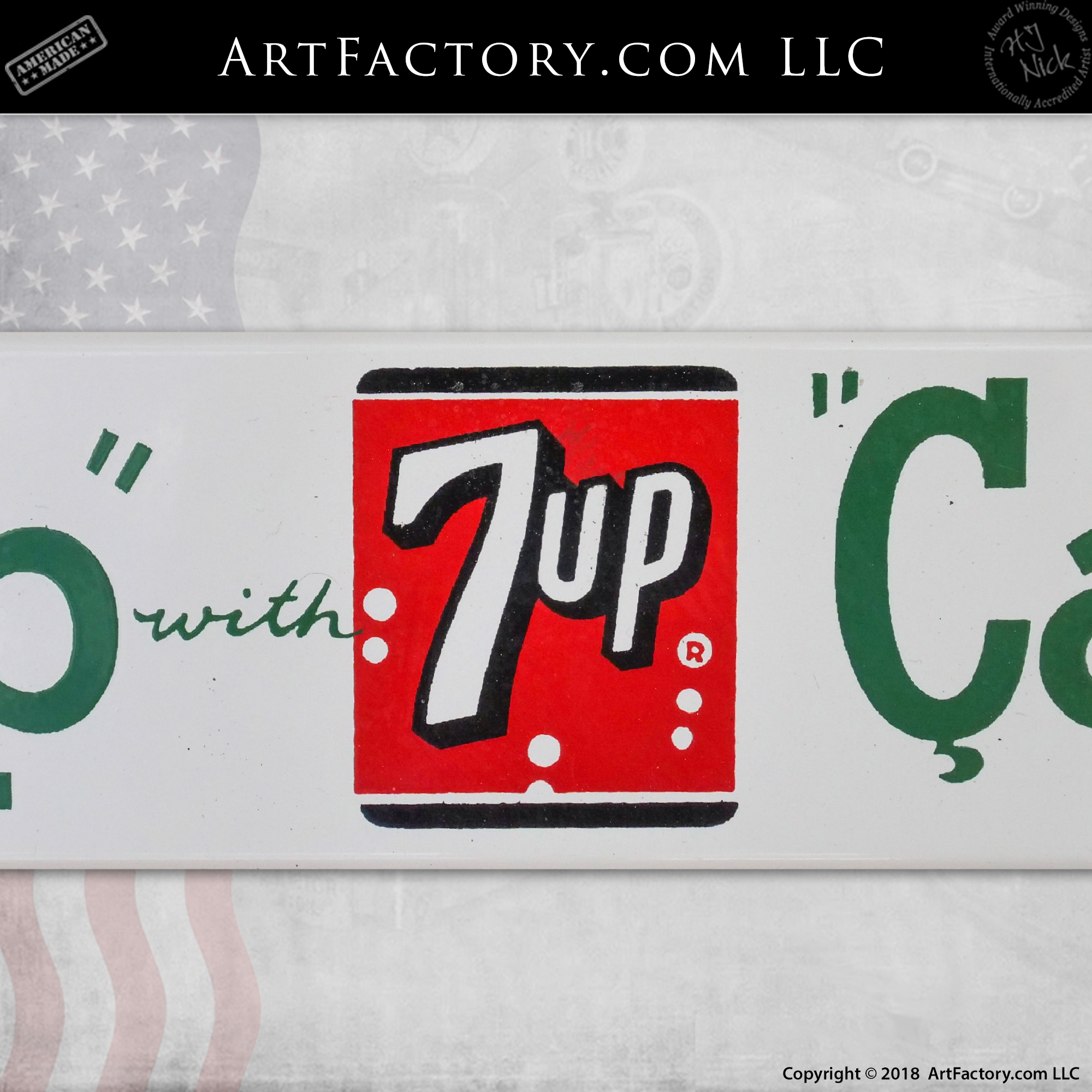 7 Up French Sign