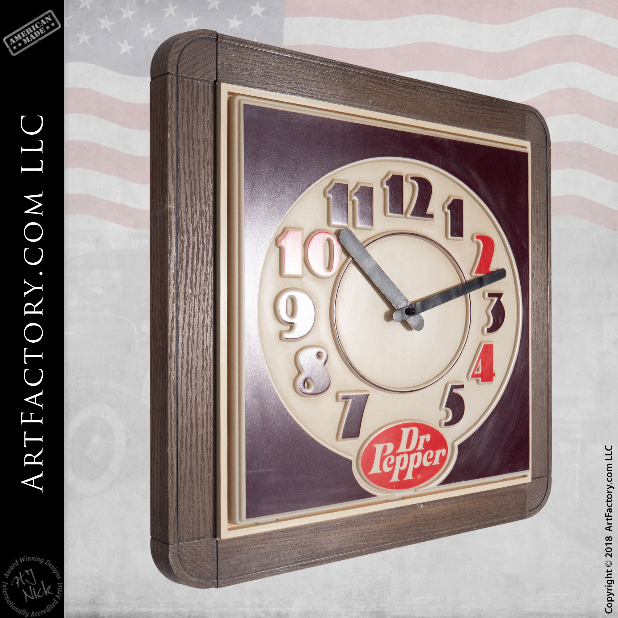 Old Dr Pepper Clock