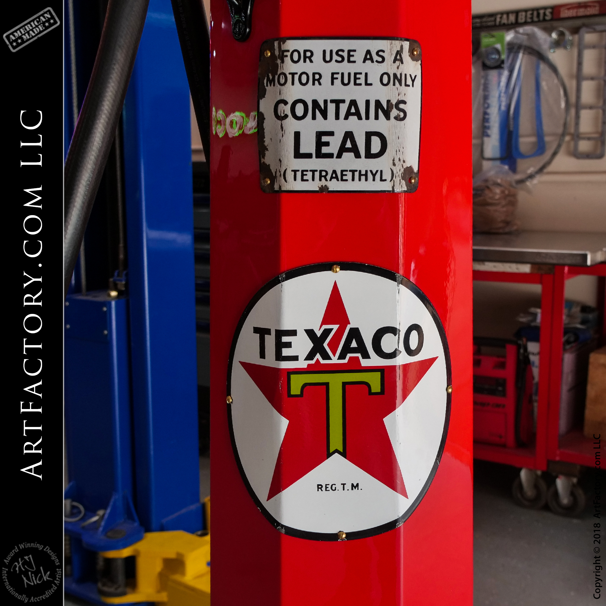 Restored Texaco Gas Pump