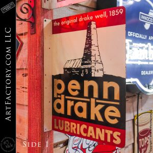 Penn Drake Lubricants Sign