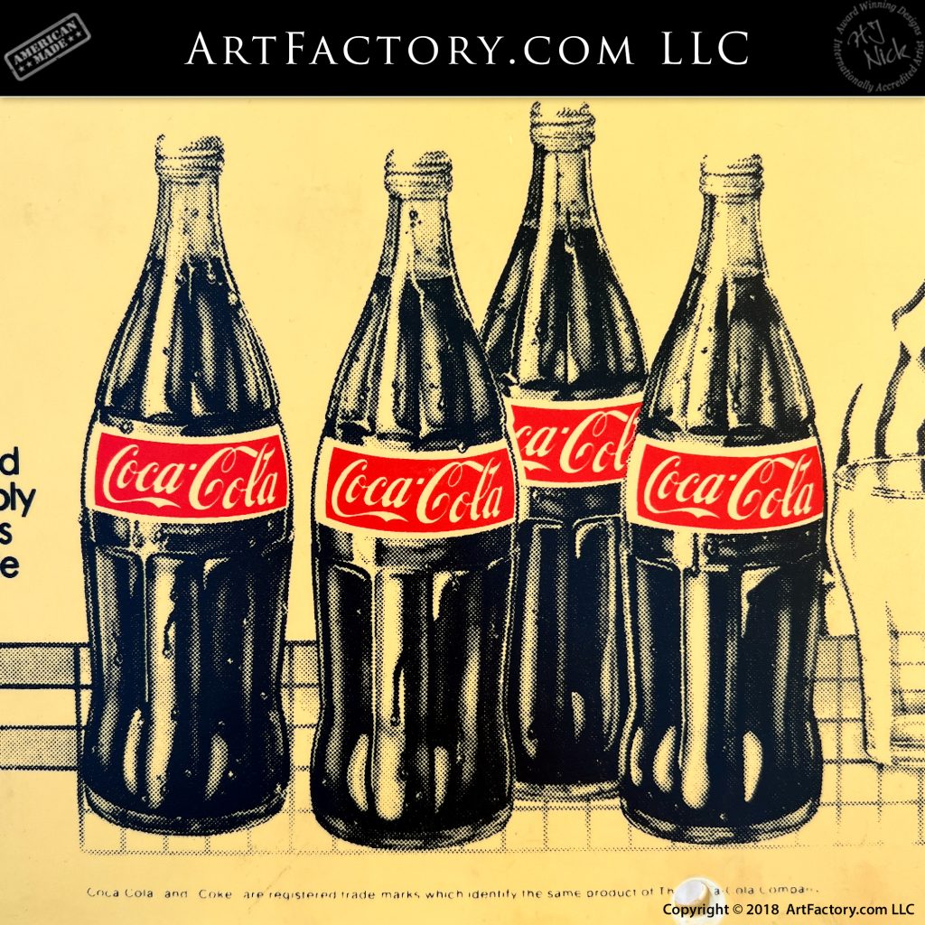 Vintage Free Coca-Cola Sign: Double Sided Collectible Advertising