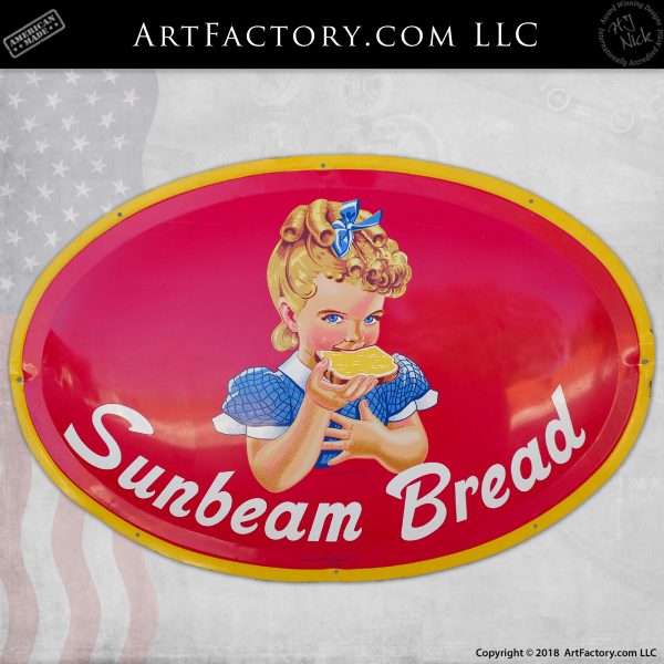 Large Sunbeam Bread Sign