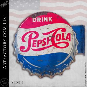 Pepsi Cola Flange Sign
