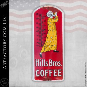 Vintage Hills Bros Coffee Sign