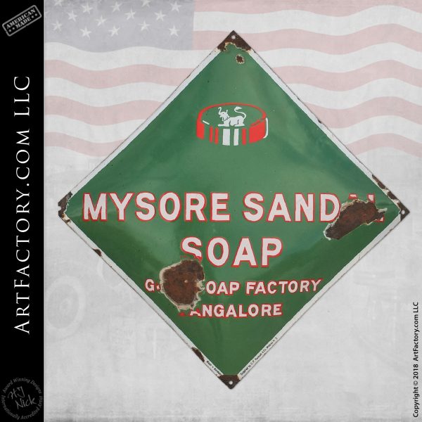 Mysore Sandal Soap Sign