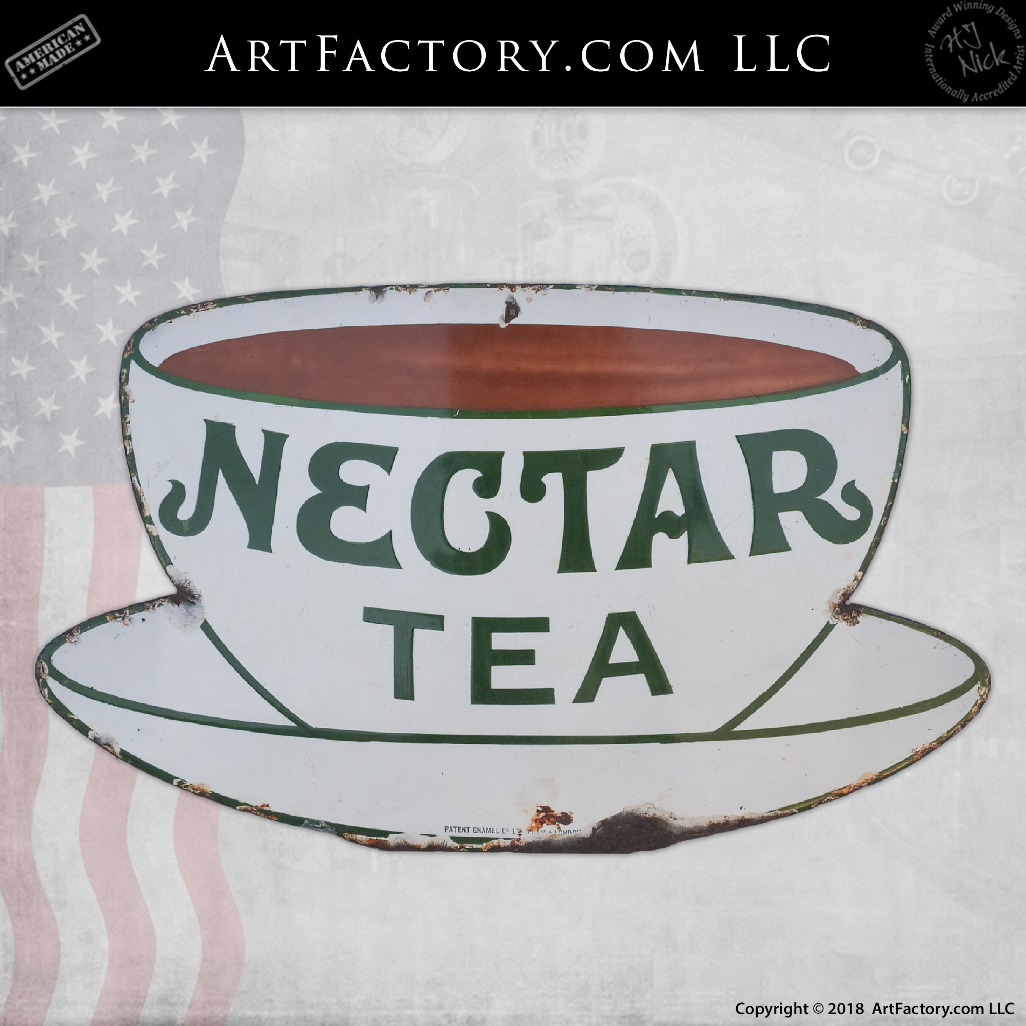Nectar Tea Sign