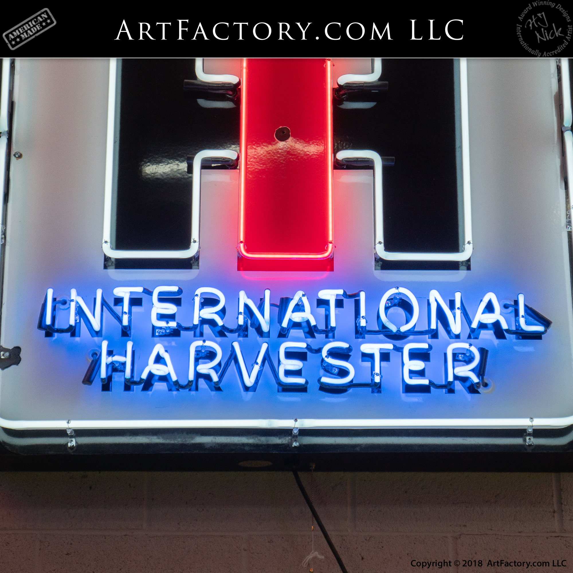 Vintage International Harvester Neon Sign