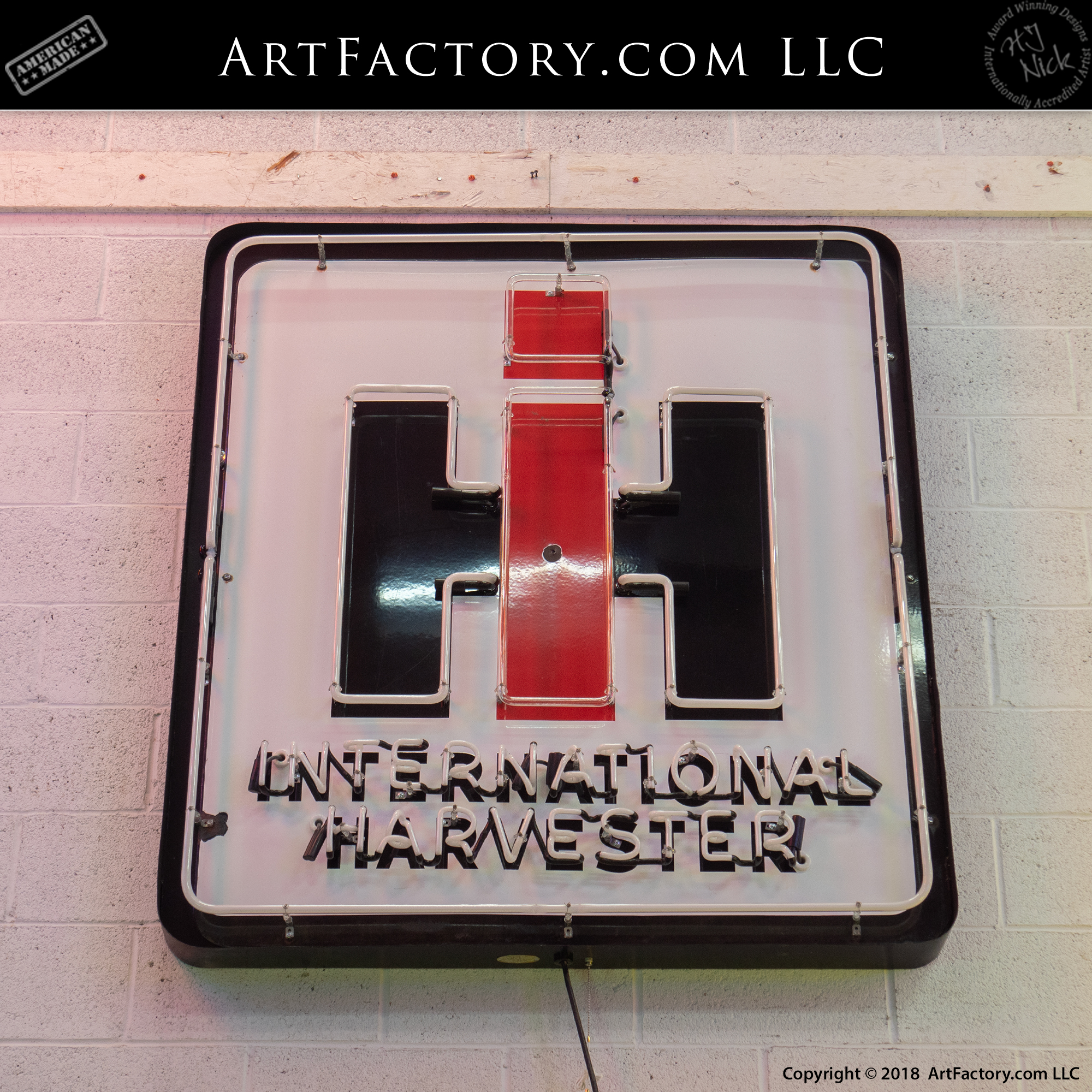 Vintage International Harvester Neon Sign