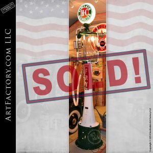 Sinclair Vintage Visible Gas Pump: Fully Restored Fry "Mae West" - FGP5011