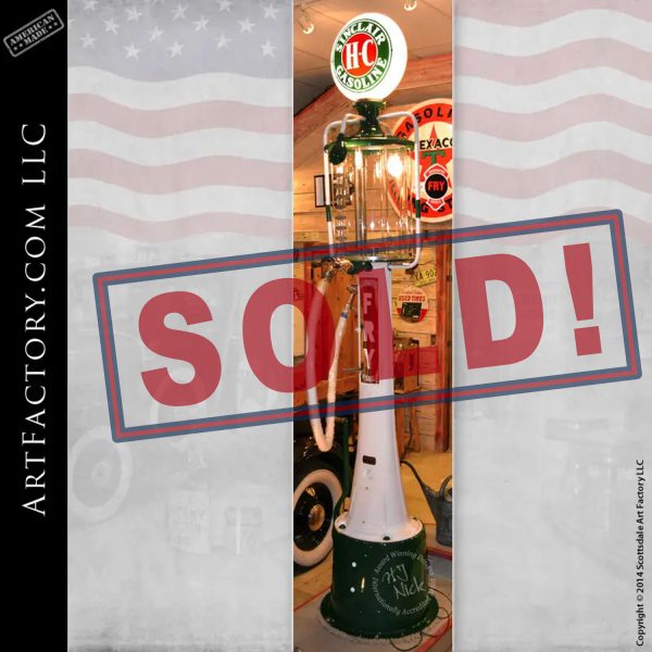 Sinclair Vintage Visible Gas Pump: Fully Restored Fry "Mae West" - FGP5011